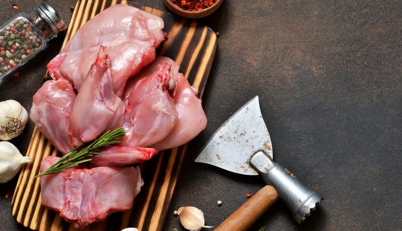 Morceaux de lapin