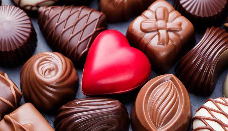 chocolats pour la saint valentin