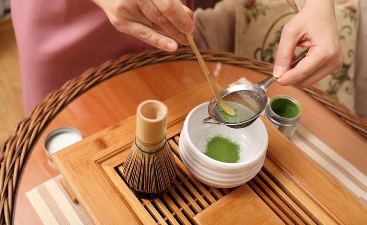 préparation du matcha