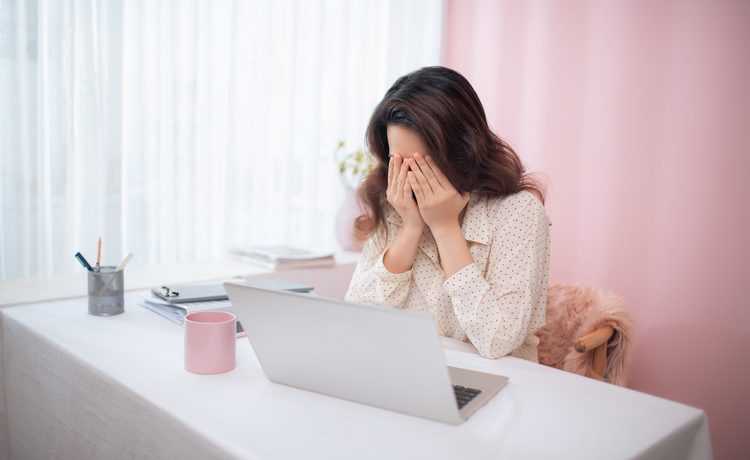 femme à bout de nerfs