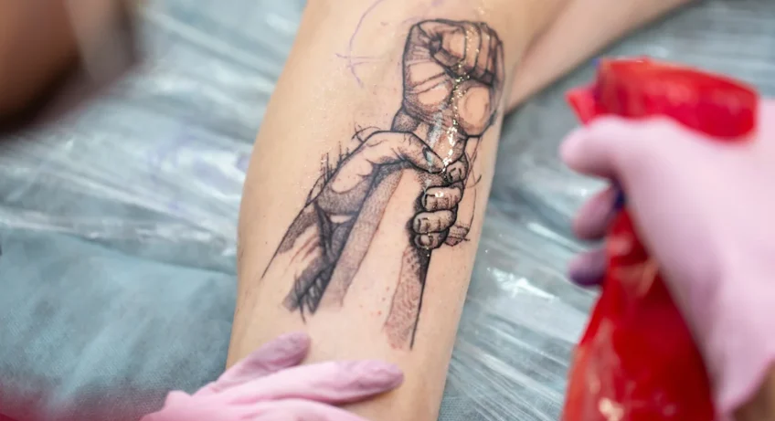 tatouage sur un bras